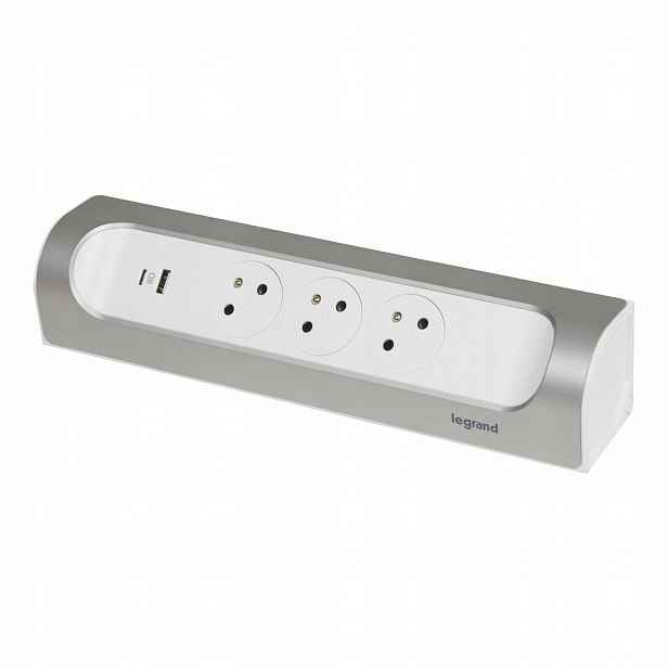 Prodlužovací Kabel rohový 3x2P+Z Usb A+c Legrand 049409