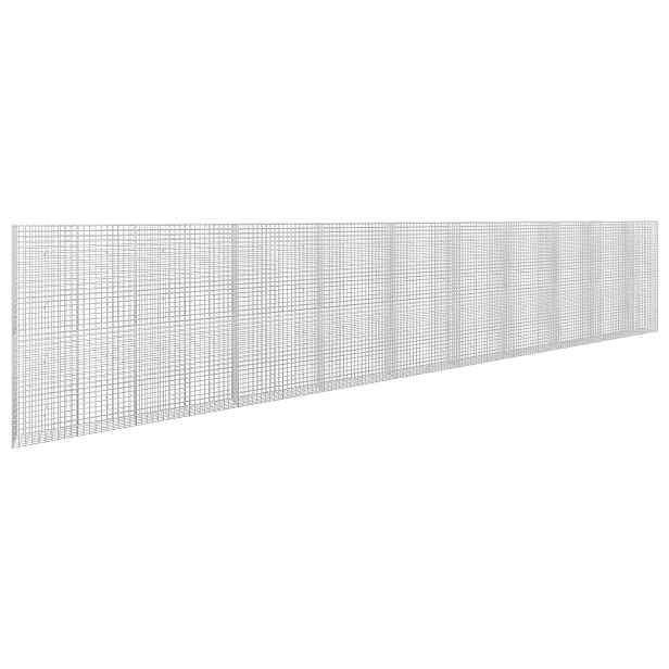 vidaXL Gabion s drátem 5 mm a síťkou 5x5 cm 950x30x200 cm