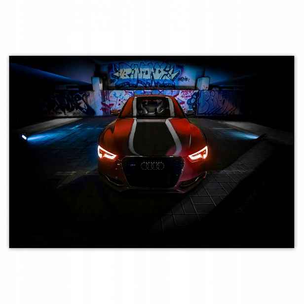 Plakáty 200x135 Červená Audica Audi
