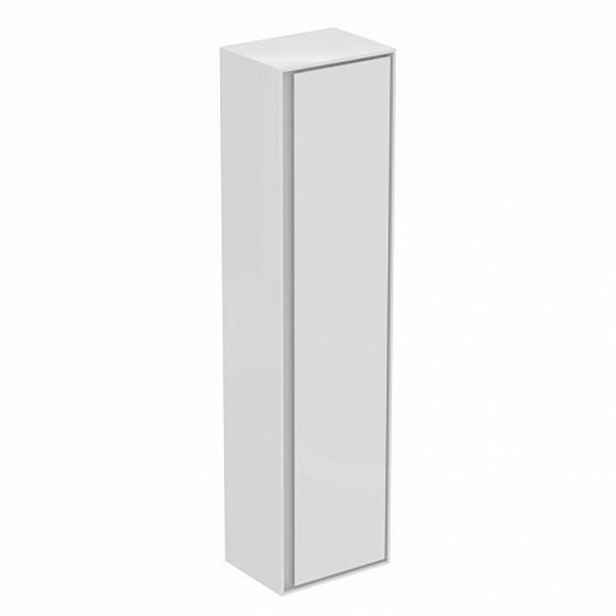 Koupelnová skříňka vysoká Ideal Standard Connect Air 40x30x160 cm bílá lesk/světle šedá mat E0832KN