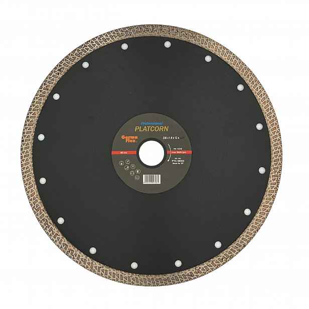Diamantový kotouč Platcorn 230 x 1,9 mm pro řezání Glazury Slinuté Dlažby Betonu