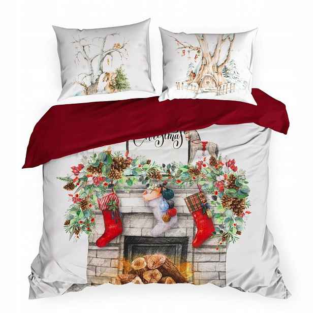 Povlečení Vánoční 220x200 Charming Vánoční Bavlna 100%
