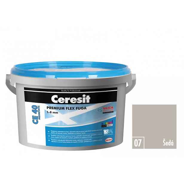 Spárovací hmota Ceresit CE 40 Aquastatic 2 kg gray