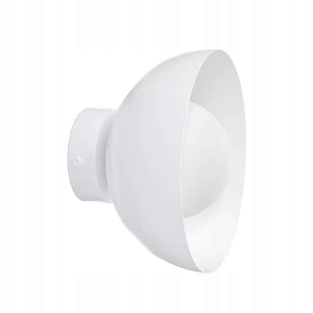 Designové bílé nástěnné svítidlo Emibig Bibi 1xG9 8W, kov a sklo, 18 cm