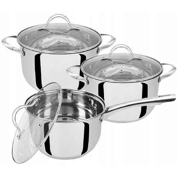 MR-3519-6M Sada hrnců (1,8 l, 2,5 l, 3,4 l)