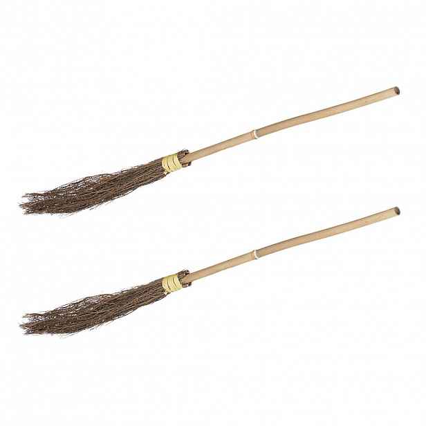 Relaxdays KOŠTĚ Přírodní 2-ks-Set bambus proutí 97 cm