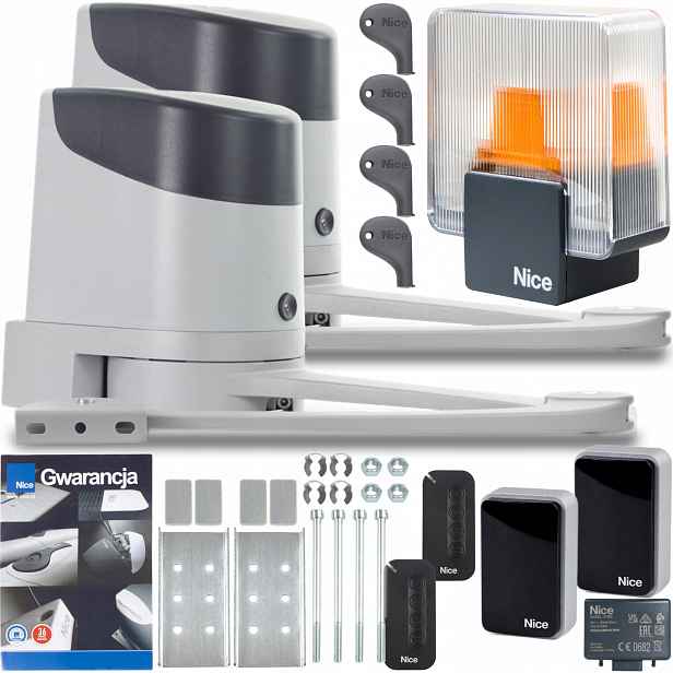 Sada pro automatizaci brány Nice Hopp, 2x Pilot MyGo4, Led lampa Eldc, Epmb