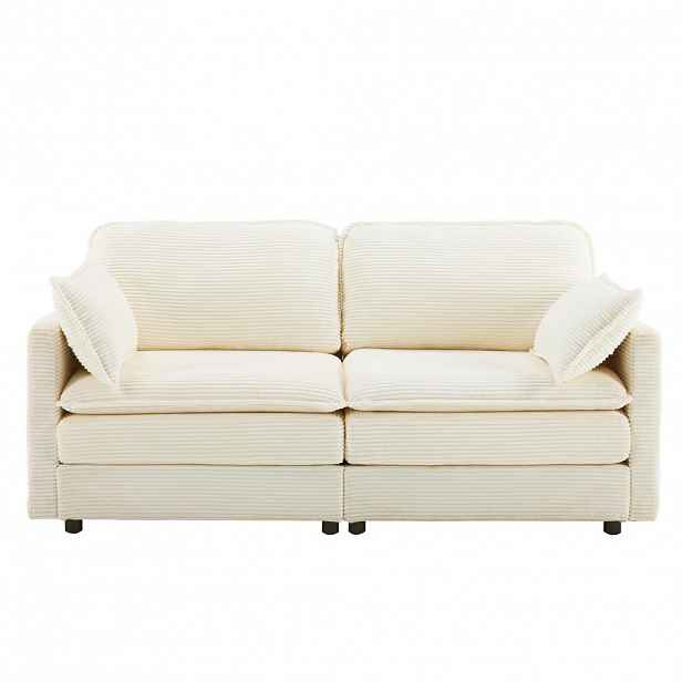 SEDACÍ SOUPRAVA 2-místná 167,5/75/85 cm Bílá
