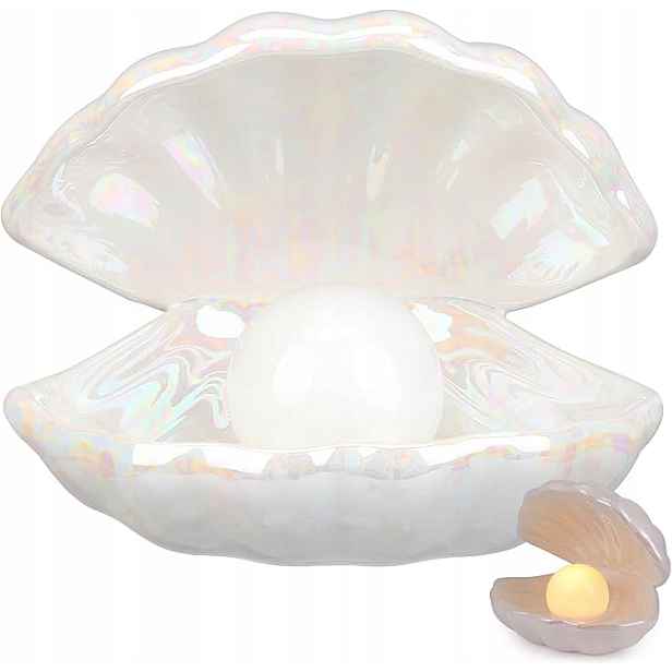 Noční Lampa Perlová dekorativní lampička Perla v mušli