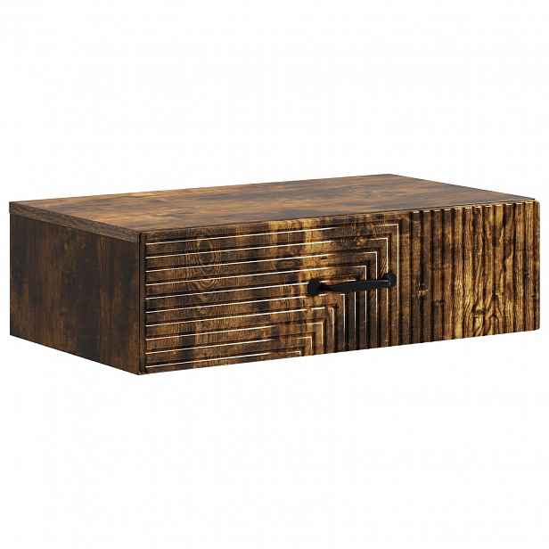 vidaXL Nástěnný boční stůl 59 x 34,5 x 17 cm Kompozitní dřevo