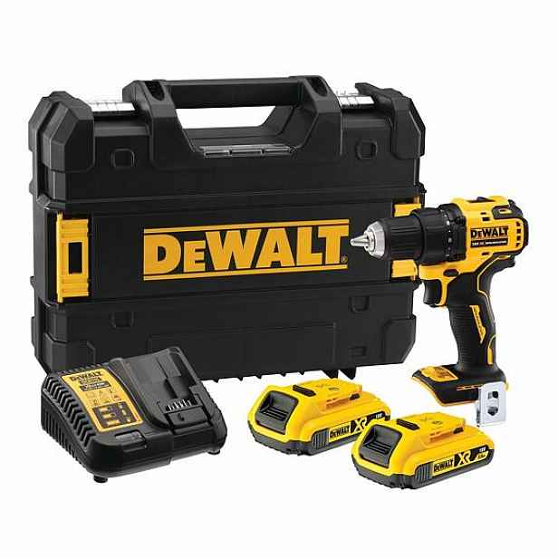 DeWalt DCD708D2T aku vrtací šroubovák 18V, 65Nm, 2*2Ah, Tstak kufr