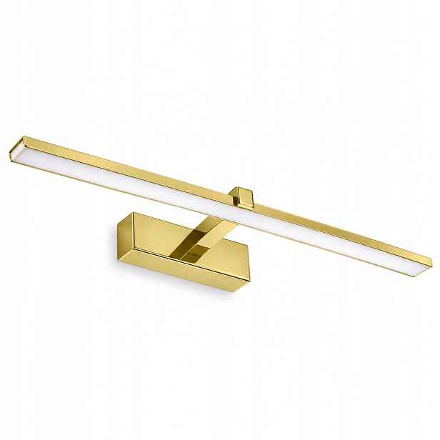 Koupelnová lampa Venus 12W 60cm zlatá Led nad zrcadlo 840lm 4200K IP44