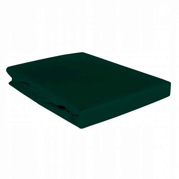 Prostěradlo z bavlněného saténu zeleň 180x200 Darymex