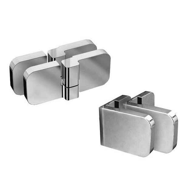 Ravak B SET BVS2-L 100 chrome; set pantů a upevnění vanové zástěny BVS2 levé