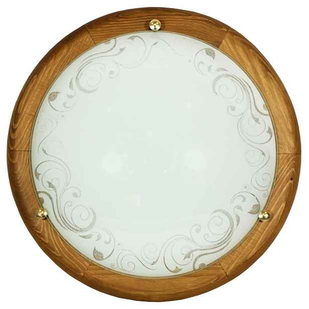 Stropní lampa Herba 30 standardní dřevo 1x60 v barvě dubu E27
