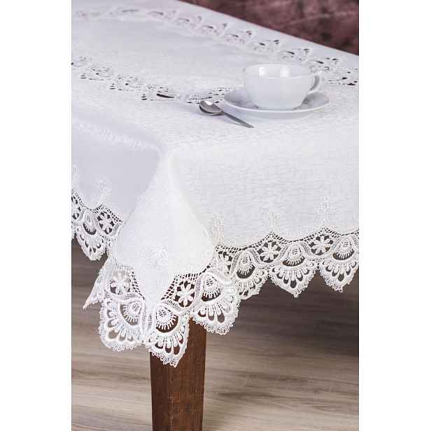 Ubrus Guipure 170 x 225 cm – barva bílá Nejlepší Kvalita