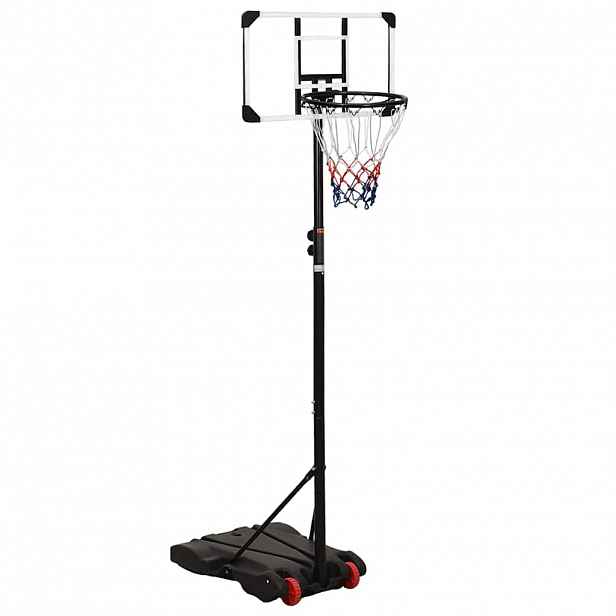 vidaXL Basketbalový koš s průhlednou deskou 216 x 250 cm polykarbonát