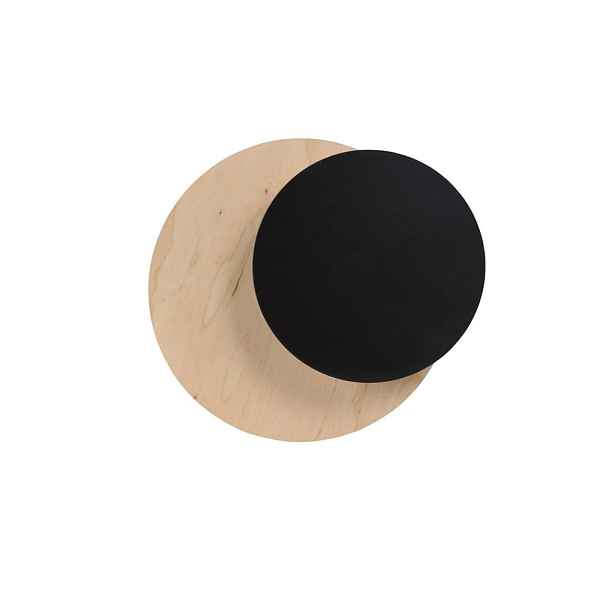 Nástěnné svítidlo Circle 1xG9 8W dřevo/černá IP20 Emibig