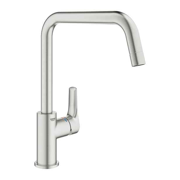 Baterie dřezová stojánková Grohe Eurosmart SuperSteel 30567DC0