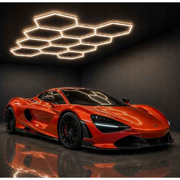 Led lampa HEX11 4000K 315x229 Cm 322W studio detailing auto moderní