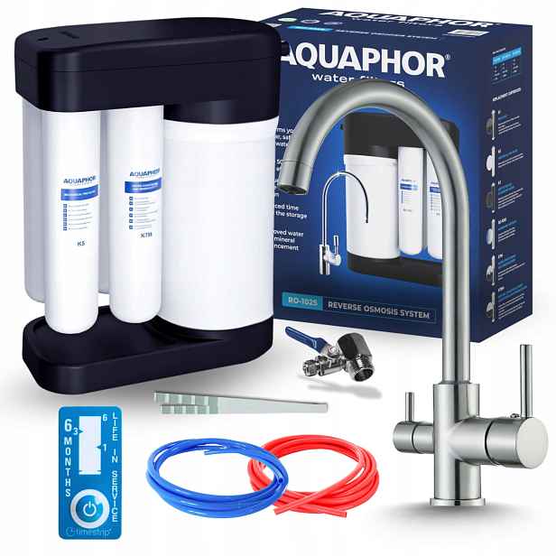 Třícestná Kuchyňská Baterie A Filtr Aquaphor Morion 102S Reverzní Osmóza