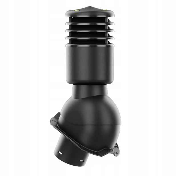 Větrací komín Smartline profil T18 fi 125 mm, zateplený, černý