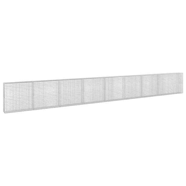 vidaXL Gabion s drátem 5 mm a síťkou 5x5 cm 850x30x100 cm