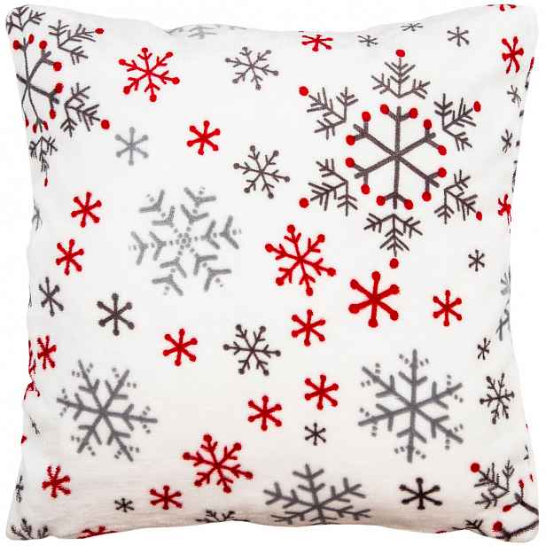 4Home Vánoční povlak na polštářek Snowflakes, bílá, 50 x 50 cm
