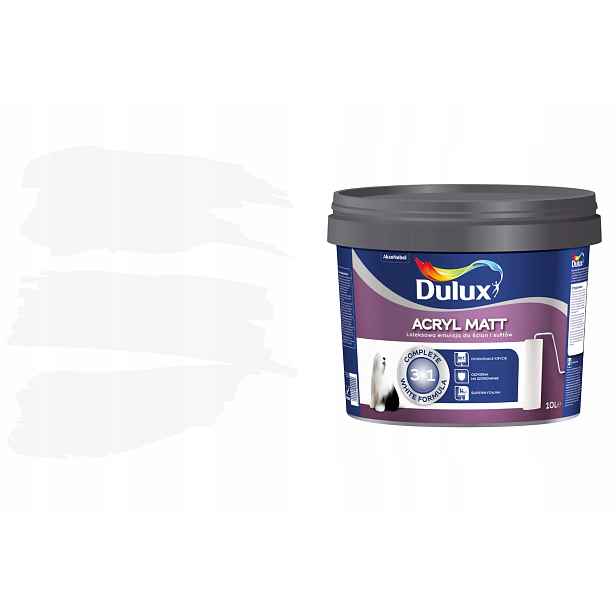 Barva Dulux Acryl 10 l bílá Matt