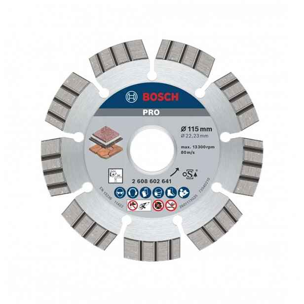 Bosch - Diamantový řezný kotouč 115x22,23 mm 2608602641