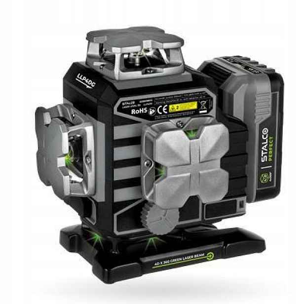 Stalco Křížový laser 4D LLP4DG zelený Perfect S058598012