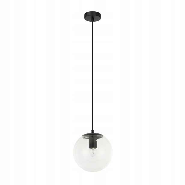 Stropní svítidlo Sarpo Italux černá sklo Ø20 cm E27 40W