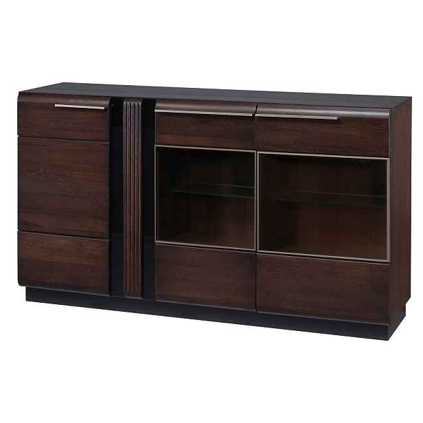 Szynaka Komoda Porti 48 180 cm z masivu dub čokoládový