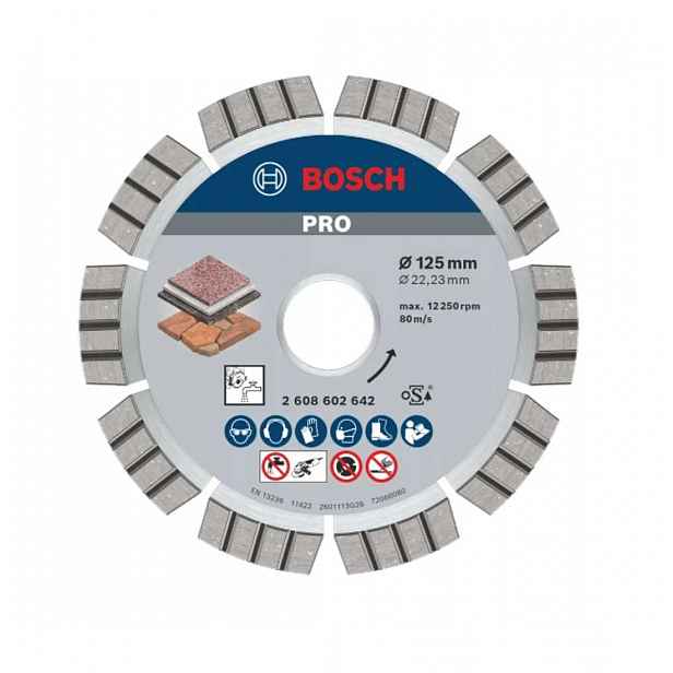 Bosch - Diamantový řezný kotouč 125x22,23 mm 2608602642