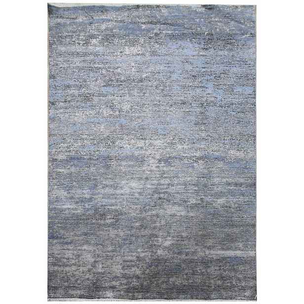 Ručně vázaný kusový koberec Diamond DC-KM Thropical mix, 365x457, modrá, chodba / předsíň, Diamond Carpets India