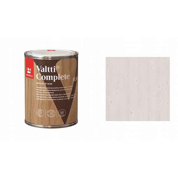 Tikkurila Valtti Complete 0,9L 5060 Lumi Rozpouštědlová Lakovací Hmota