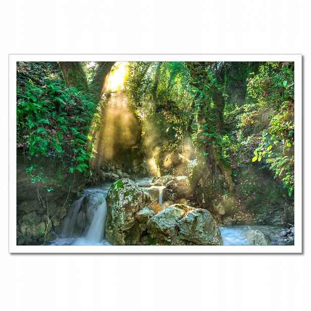 Plakáty v rámu 60x40 Vodopád Krajina