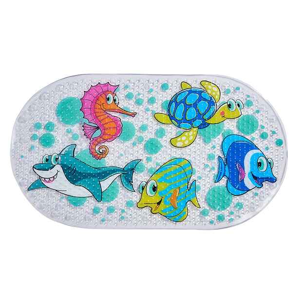 Aqualine SEA podložka do vany, 69x39cm, s protiskluzem, PVC, multi color
