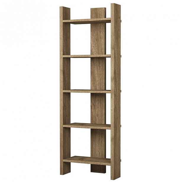 Hnědý regál Virba