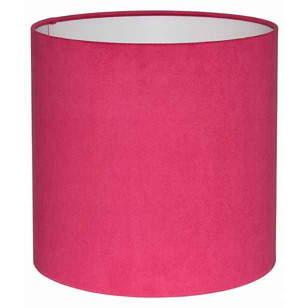 Stínidlo na stojací lampu Závěsný válec 15/15 cm E27 Magenta Růžová Matera