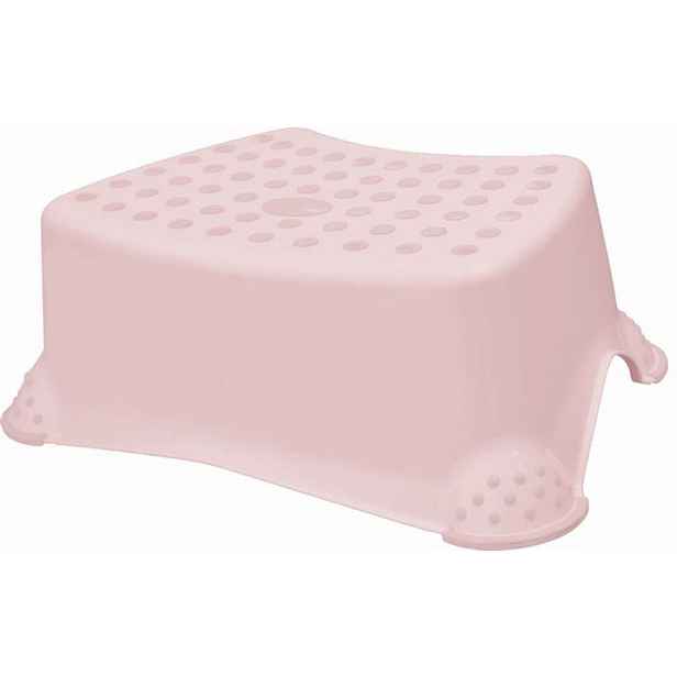 taburetka 40x28,v.14cm, sever.růžová, nosn.100kg, plast