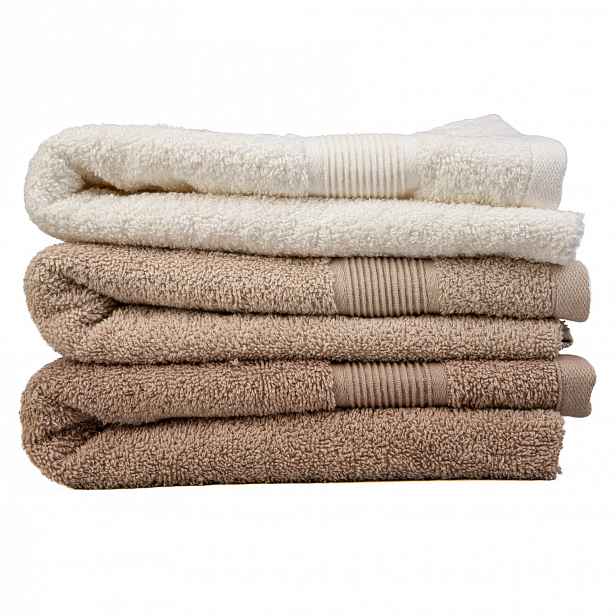 3x Koupelnový ručník 100% Bavlna 50 x 100 cm Měkký, savý, pohodlný Moraj
