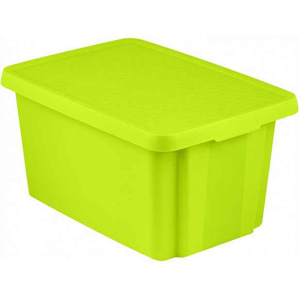 CURVER Úložný box s víkem 45L - zelený R41148