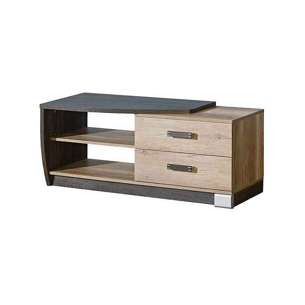 MASSENO TV STOLEK PALMERO, 120/50,5/46 cm, hnědý