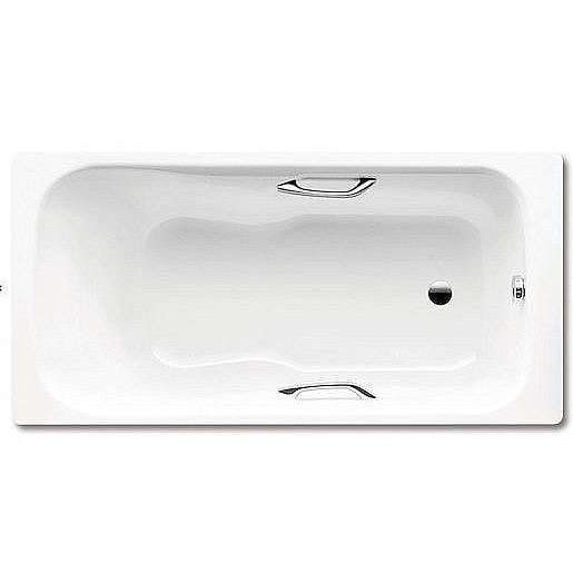 Obdélníková vana Kaldewei Dyna Set Star 170x75 cm smaltovaná ocel Perl-effekt,Antislip alpská bílá 226230003001