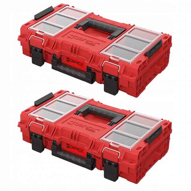 Qbrick Prime Toolbox 150 Profi Red Ultra Hd Custom box na nářadí x2