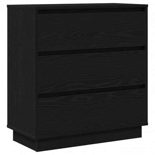 vidaXL Noční skříňka Černý dub 71 x 34,5 x 75 cm Kompozitní dřevo