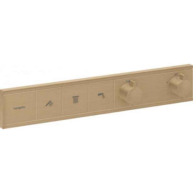 Vanová baterie Hansgrohe RainSelect bez podomítkového tělesa kartáčovaný bronz 15381140