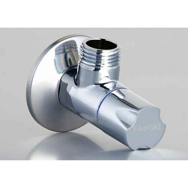 Fanski FA2760-AP004-S Rohový keramický ventil 1/2" x 3/8" modré značení
