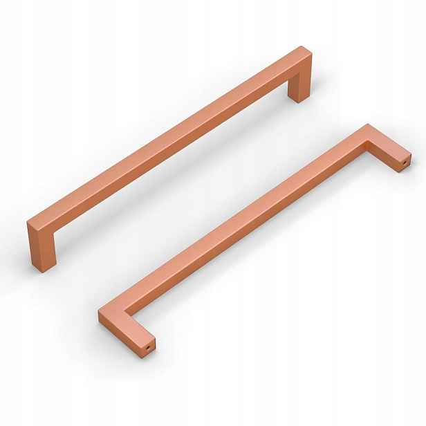 Goldenwarm Držáky na kuchyňské skříňky, oranžové, 160 mm, 15 kusů